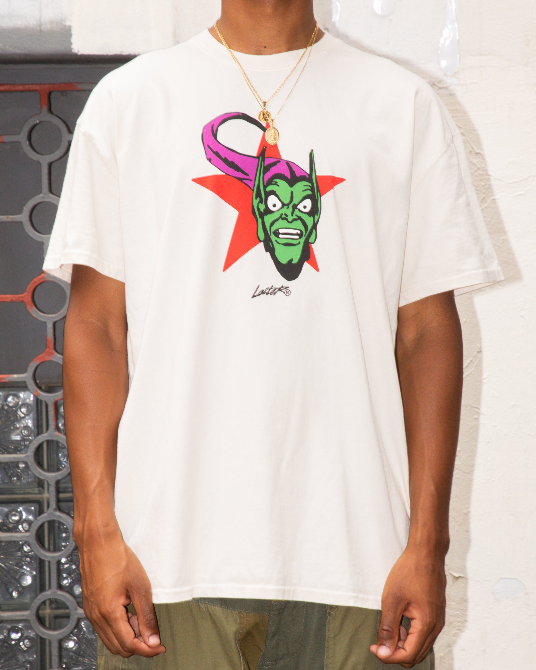 Goblin Tシャツ XL Marvel Spider-Man Green Goblin T-Shirt Off White | Culture Kings