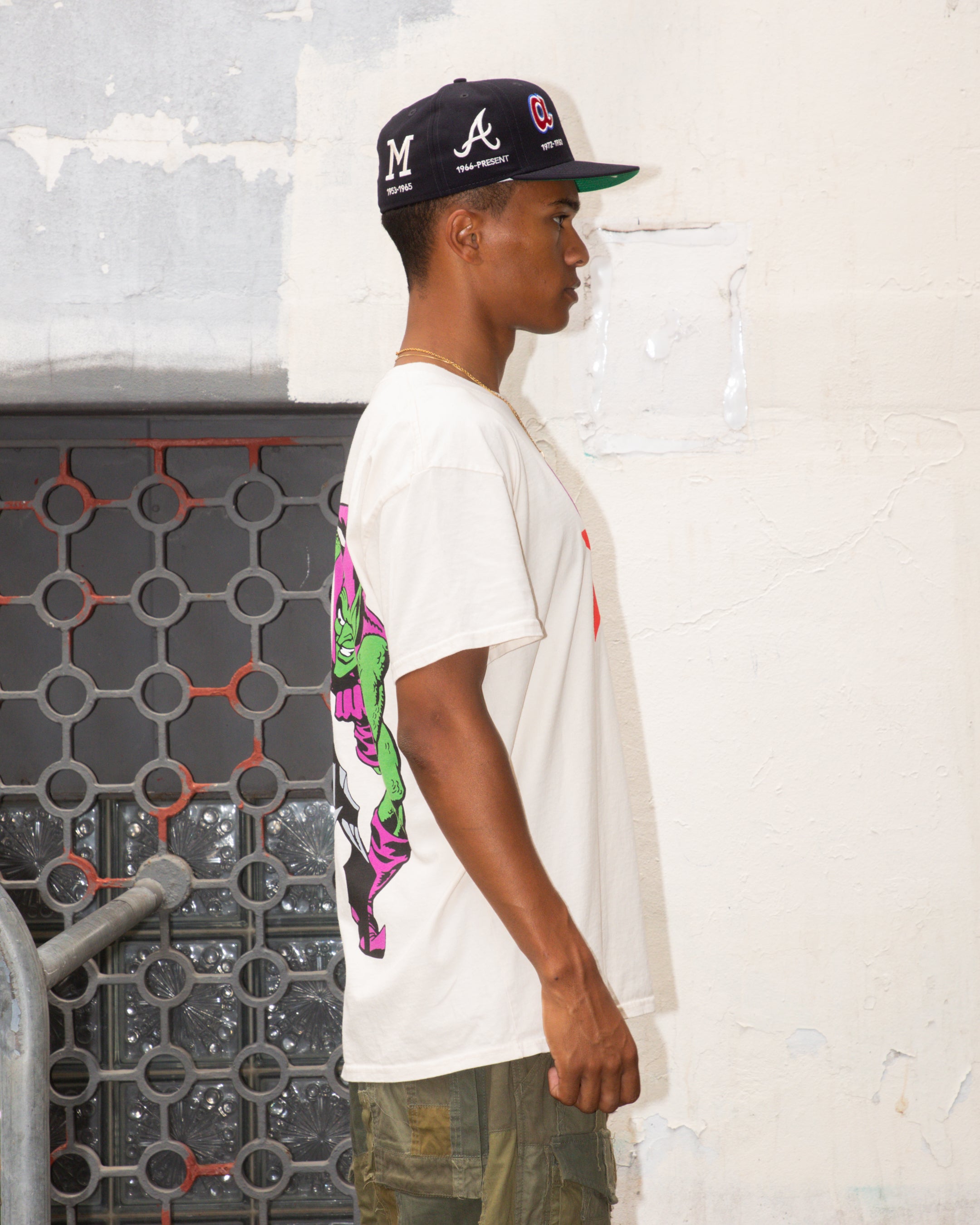 Marvel Spider-Man Green Goblin T-Shirt Off White | Culture Kings