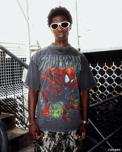 Marvel Spider-Man T-Shirt Charcoal