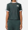 Adidas Women's 3-Stripes Pinstripe T-Shirt Mineral Green