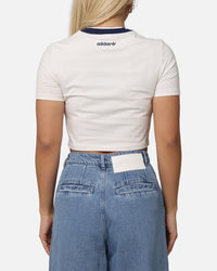 Adidas Women's Graphic Baby T-Shirt Cloud White