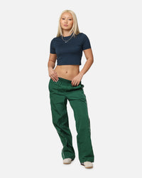 Nike Women's Sportswear Essential Slim Cropped T-Shirt Armory Navy/White