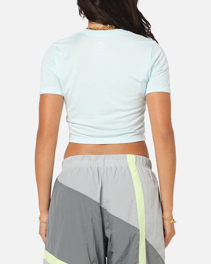 Nike Women's Sportswear Essential Slim Cropped T-Shirt Glacier Blue/White