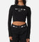 Nike Women's Sportswear Long Sleeve Slim Cropped T-Shirt Black