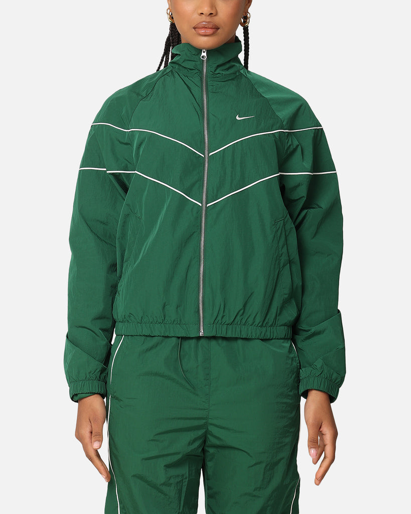 Nike Women's Sportswear Loose UV Woven Full-Zip Jacket Gorge Green/Sai ...