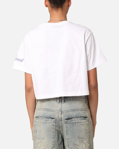 Nike Women's Sportswear Loose Varsity Cropped T-Shirt White