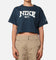Nike Women's Sportswear Loose Varsity Cropped T-Shirt Armory Navy