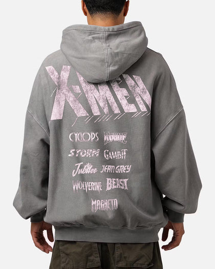 Marvel X-Men The X-Men Premium Hoodie Washed Charcoal