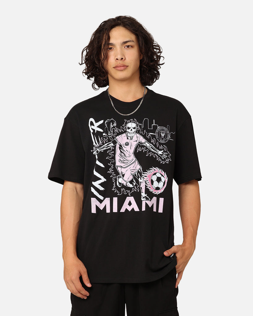 Mitchell & Ness Inter Miami CF Flame T-Shirt Black | Culture