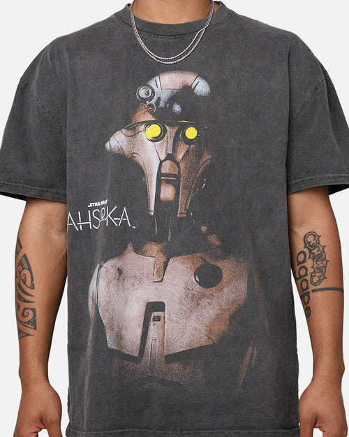 Star Wars Ahsoka Huyang Heavyweight T-Shirt Black Wash