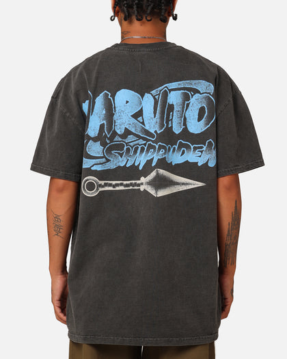 Goat Crew X Naruto Naruto Shippuden Heavyweight T-Shirt Black Wash