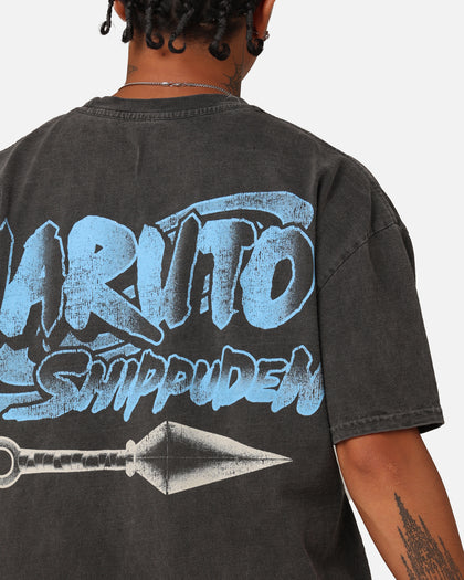 Goat Crew X Naruto Naruto Shippuden Heavyweight T-Shirt Black Wash