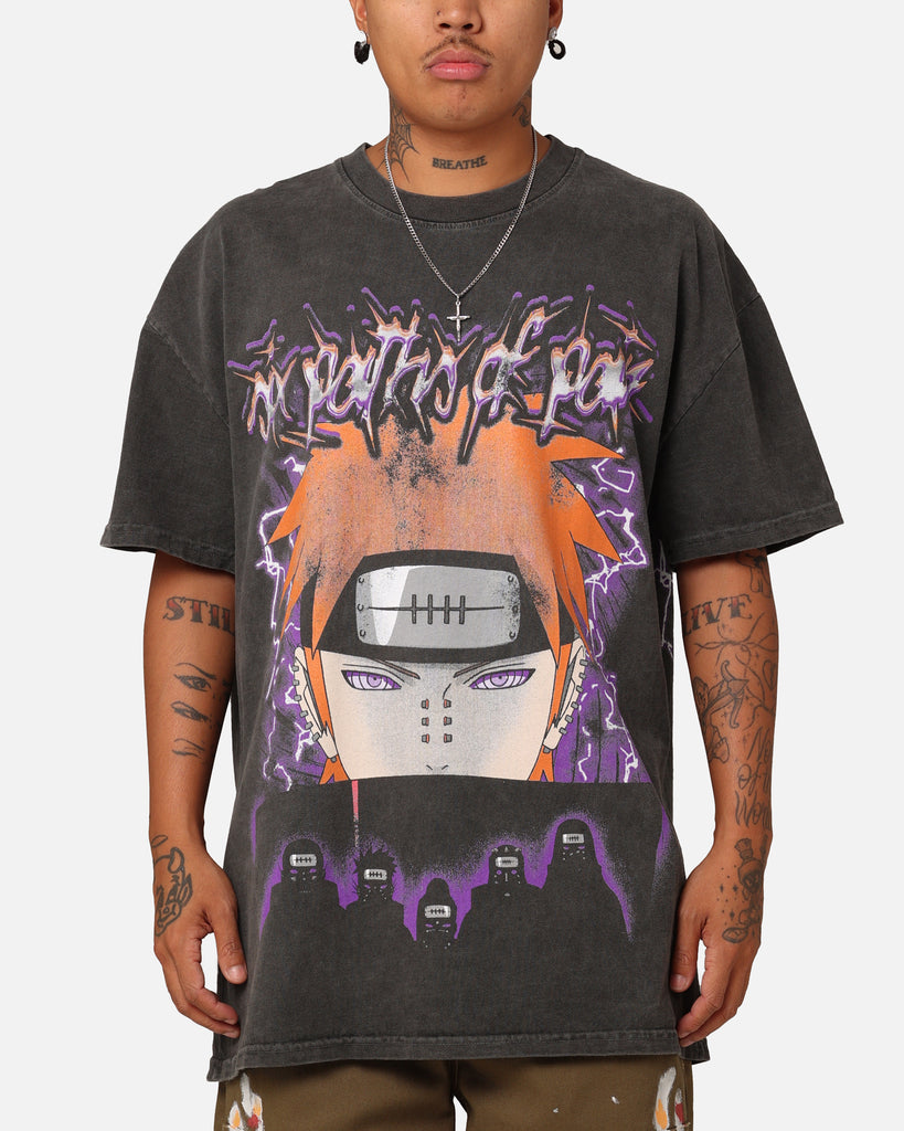 Goat Crew X Naruto Six Paths Of Pain Heavyweight T-Shirt Black