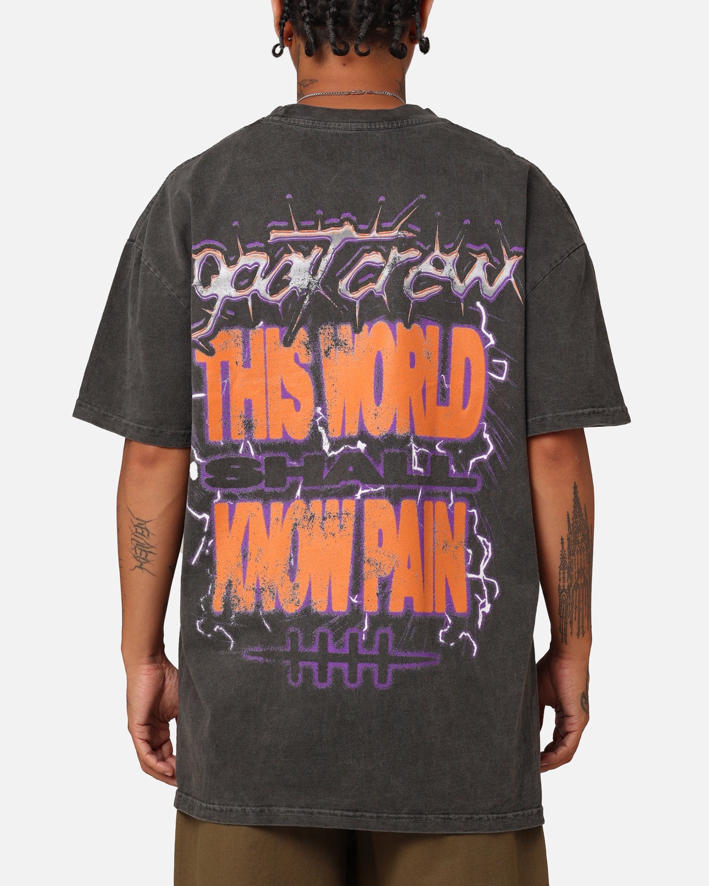 Goat Crew X Naruto Six Paths Of Pain Heavyweight T-Shirt Black