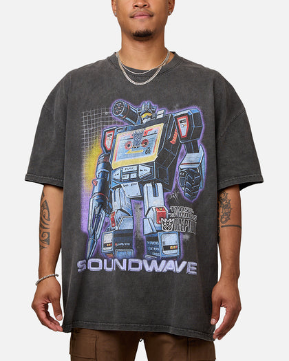 Goat Crew X Transformers Soundwave T-Shirt Black Wash