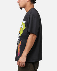 Diet Starts Monday World On Fire T-Shirt Washed Black