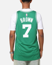 Nike Jaylen Brown Boston Celtics #7 Icon Edition 2022/23 Nike Dri-Fit NBA Swingman Jersey Clover