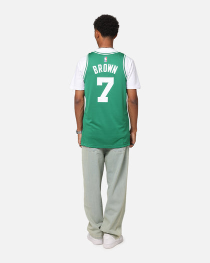 Nike Jaylen Brown Boston Celtics #7 Icon Edition 2022/23 Nike Dri-Fit NBA Swingman Jersey Clover