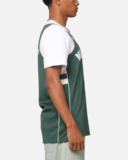 Nike Damian Lillard Milwaukee Bucks #0 Icon Edition 2022/23 Nike Dri-Fit NBA Swingman Jersey Green