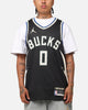 Nike Damian Lillard Milwaukee Bucks #0 Icon Edition 2022/23 Nike Dri-Fit NBA Swingman Jersey Black