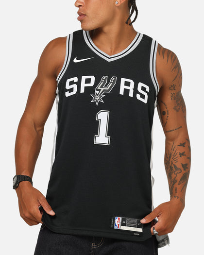 Nike Victor Wembanyama San Antonio Spurs #1 Icon Edition 2022/23 Nike Dri-Fit NBA Swingman Jersey Black