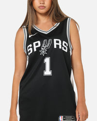 Nike Victor Wembanyama San Antonio Spurs #1 Icon Edition 2022/23 Nike Dri-Fit NBA Swingman Jersey Black