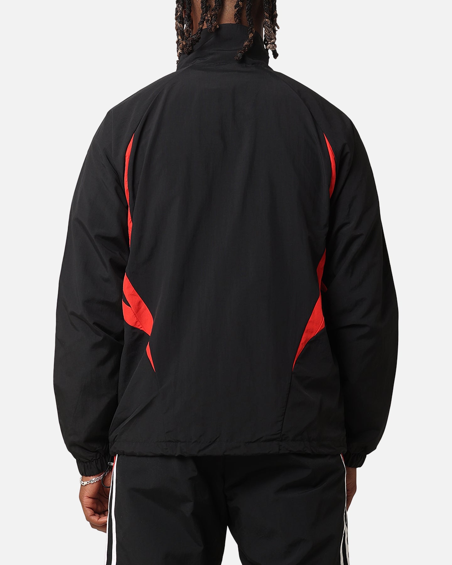 Adidas Archive Track Jacket Black/Better Scarlet | Culture Kings