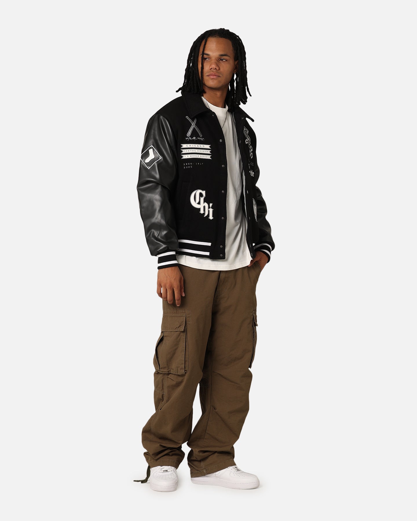 Majestic Athletic Chicago White Sox City PU Melton Letterman
