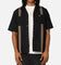 Fred Perry Tape Detail Revere Collared Shirt Black