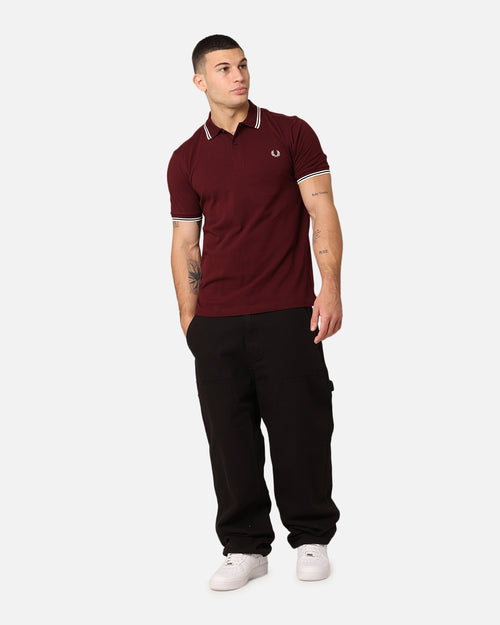 Fred Perry Twin Tipped Polo Shirt Oxblood