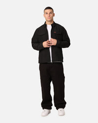 Fred Perry Zip Overshirt Jacket Black