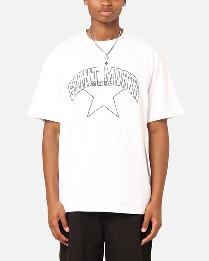 Saint Morta College Star Drop T-Shirt White