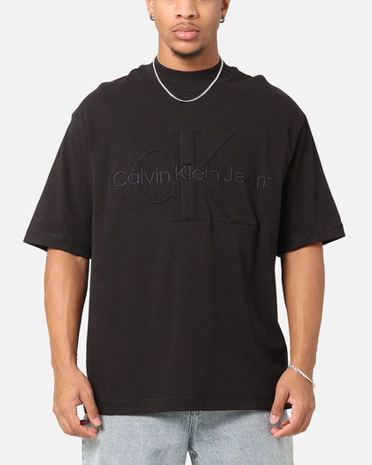 Calvin Klein Premium Monologo T-Shirt Black