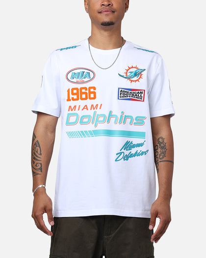 Pro Standard Miami Dolphins Fast Lane SJ T-Shirt White