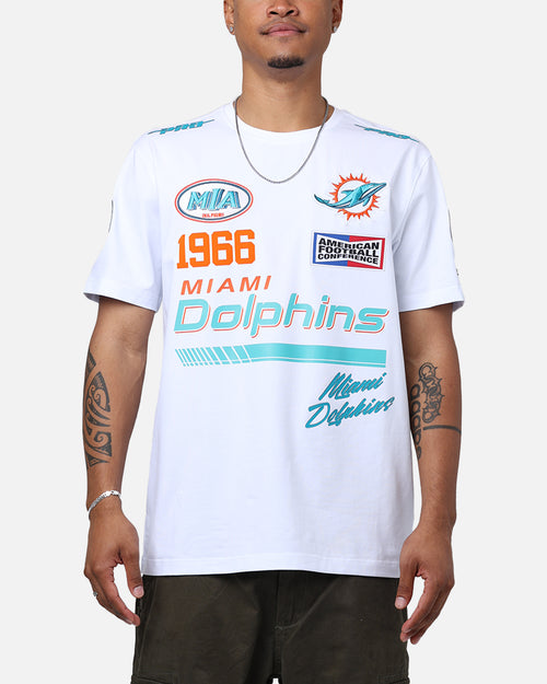Pro Standard Miami Dolphins Fast Lane SJ T-Shirt White