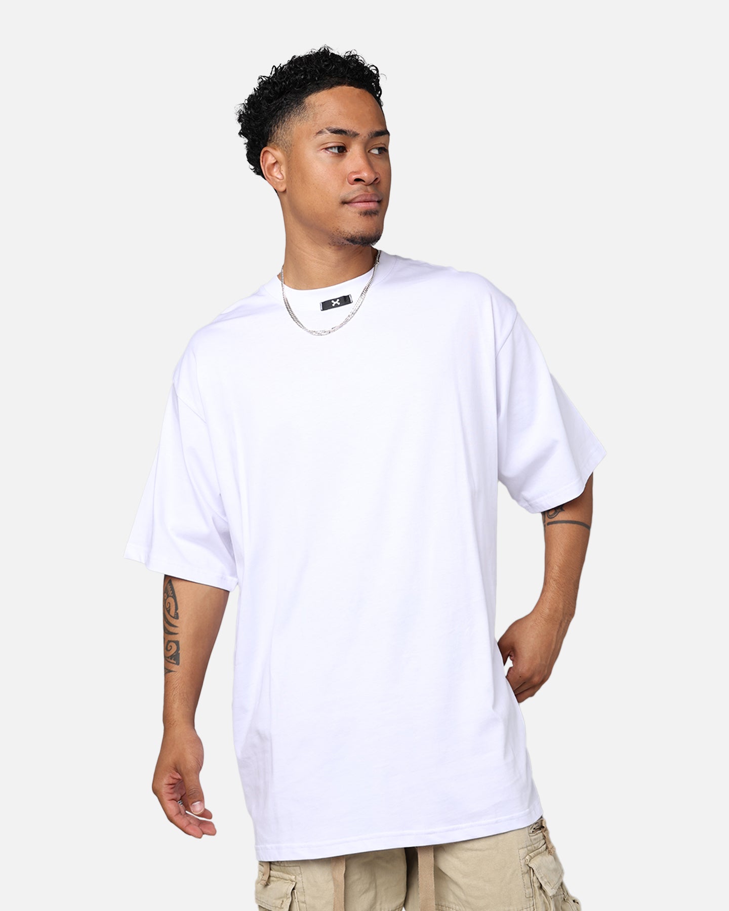 DXXMLIFE L-0 A Baggy T-Shirt White | Culture Kings