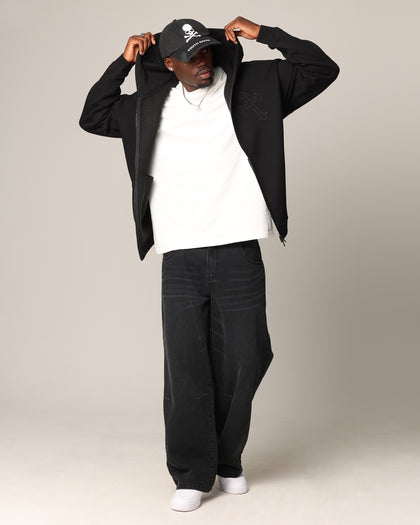 Saint Morta Sorrows Zip Hoodie Black