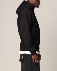 Saint Morta Sorrows Zip Hoodie Black
