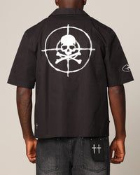 Saint Morta Post Humanous Short Sleeve T-Shirt Black/White
