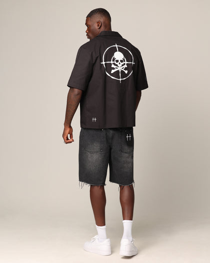 Saint Morta Post Humanous Short Sleeve T-Shirt Black/White