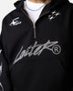 Loiter Rave Rhinestone Hoodie Black