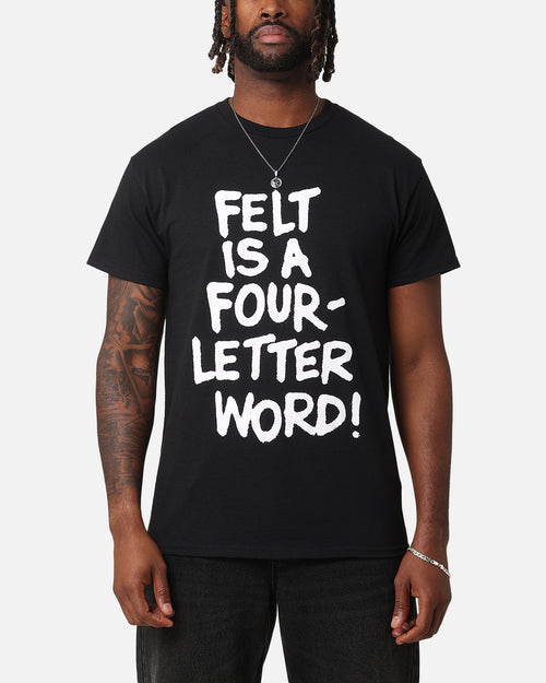Felt F T-Shirt Black
