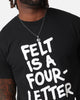 Felt F T-Shirt Black