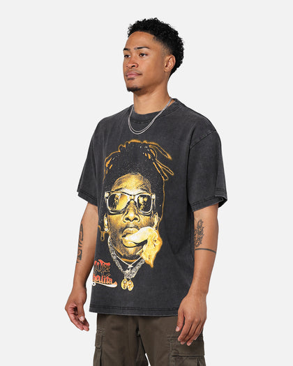 ID Supply Wiz Khalifa Smoke T-Shirt Washed Black