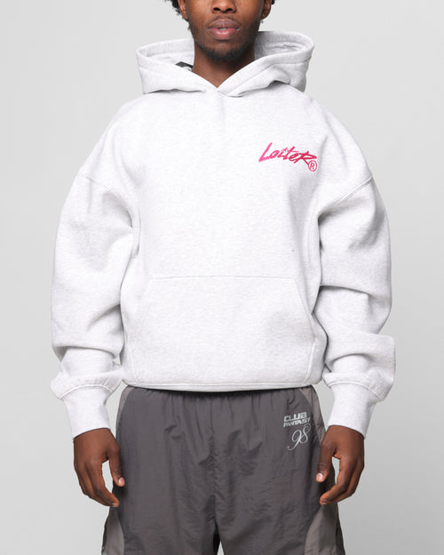 Loiter Chenille Premium Hoodie Grey Marle