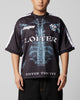 Loiter Ribcage Sports T-Shirt Black