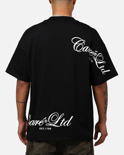 Carre Side Script Oversized T-Shirt Black