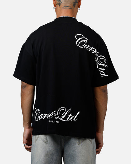 Carre Side Script Oversized T-Shirt Black/White