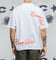 Carre Side Script Oversized T-Shirt White/Red