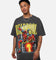 Marvel Deadpool Comic Heavyweight T-Shirt Black Wash